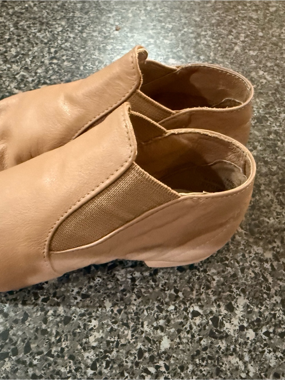 Capezio kids leather jazz dance shoes child size 12M